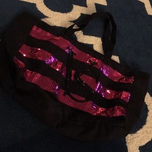 Victoria Secret Sequin Duffle Bag